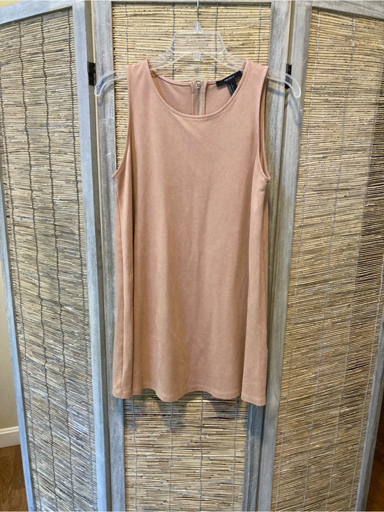 Forever 21 Dresses & Skirts - Forever 21 Sleeveless Desert Rose Shift Top Faux Suede